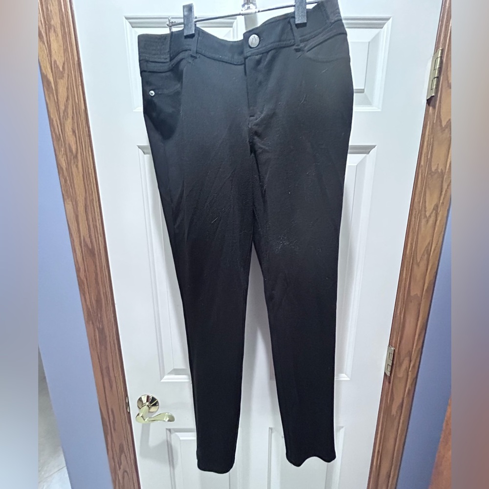 Black Vera Wang Medium Pants Skinny High Rise